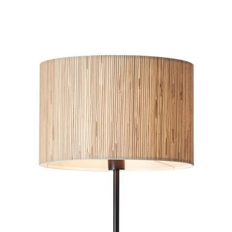 Podłogowa lampa boho Wimea 93108/76 Brilliant trawa morska czarna beż