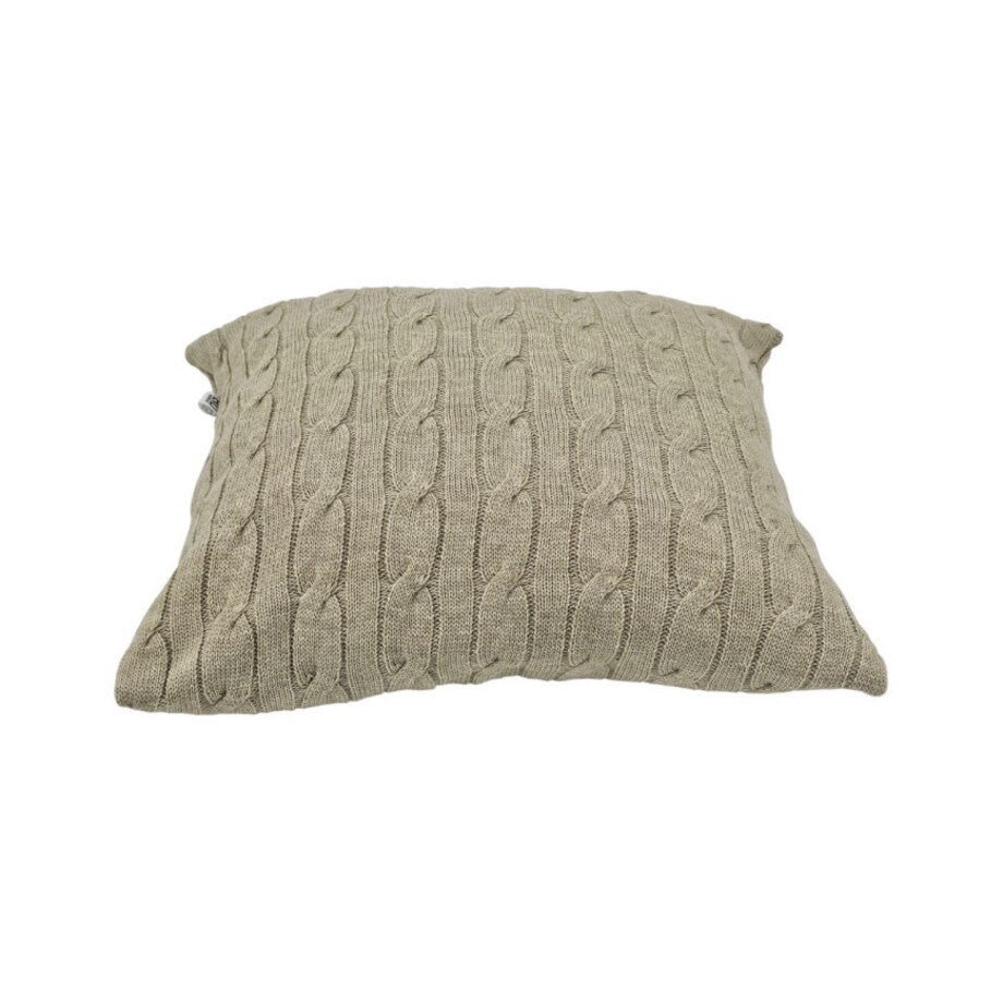 Poszewka dzianinowa na poduszkę 45x45 cm – VERONA LATTE