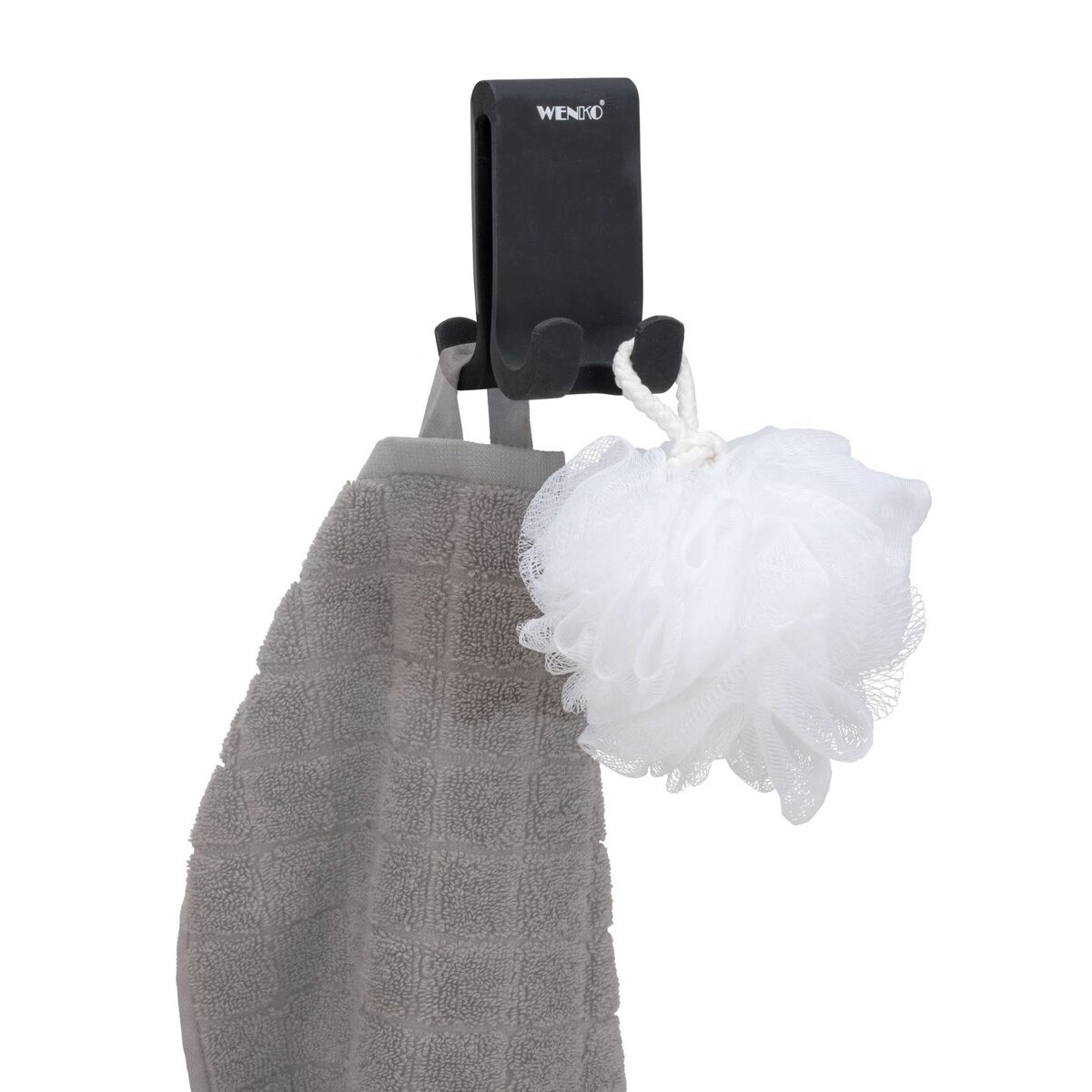 Podwójny silikonowy haczyk na kabinę prysznicową VERNA DUO, WENKO