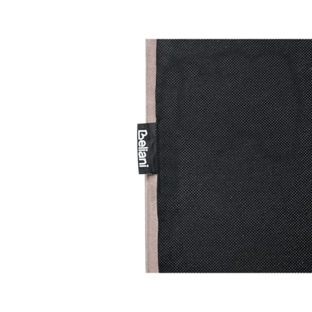 Łóżko wodne Welur VINCENNES 140 x 200 cm Beżowoszary