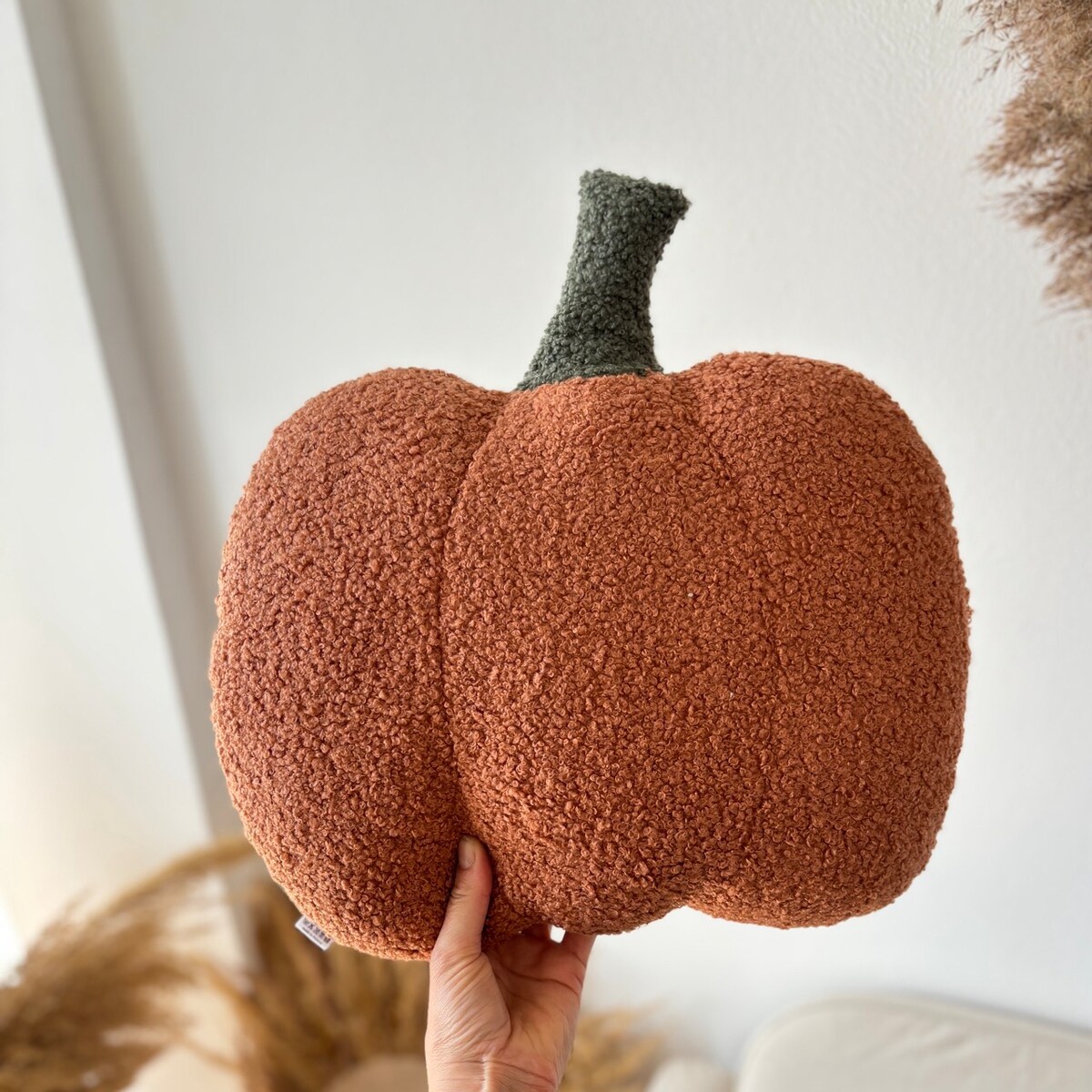 Poduszka jesienna Dynia boucle