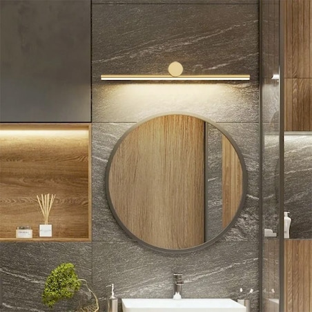 Kinkiet Led App1346-W 80Cm Złoty Szczotkowany, Metal