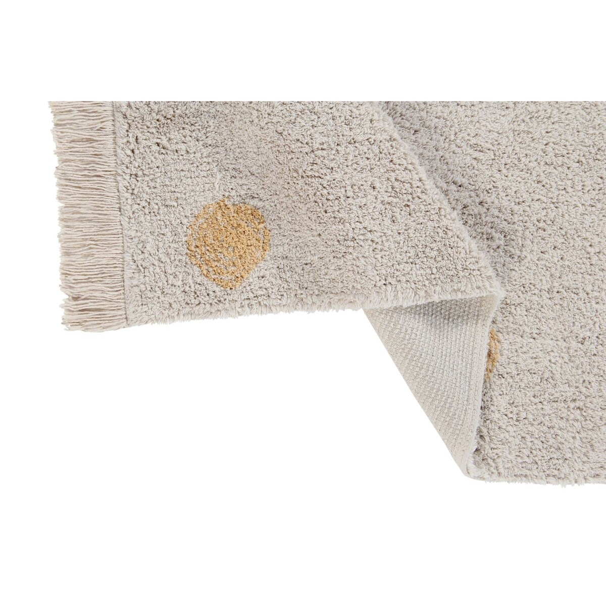 Dywan Bawełniany Hippy Dots Natural Honey 120x160 cm Lorena Canals