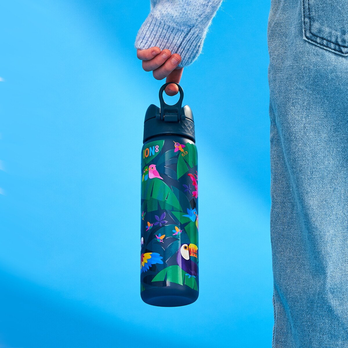 Butelka ION8 Single Wall I8SS600PTBIRDS Exotic Birds