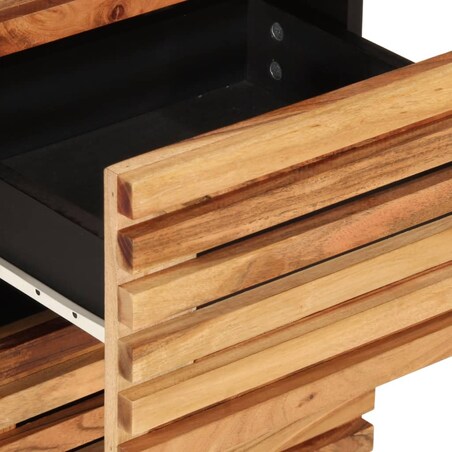 vidaXL Szafka, 40x34x75 cm, lite drewno akacjowe