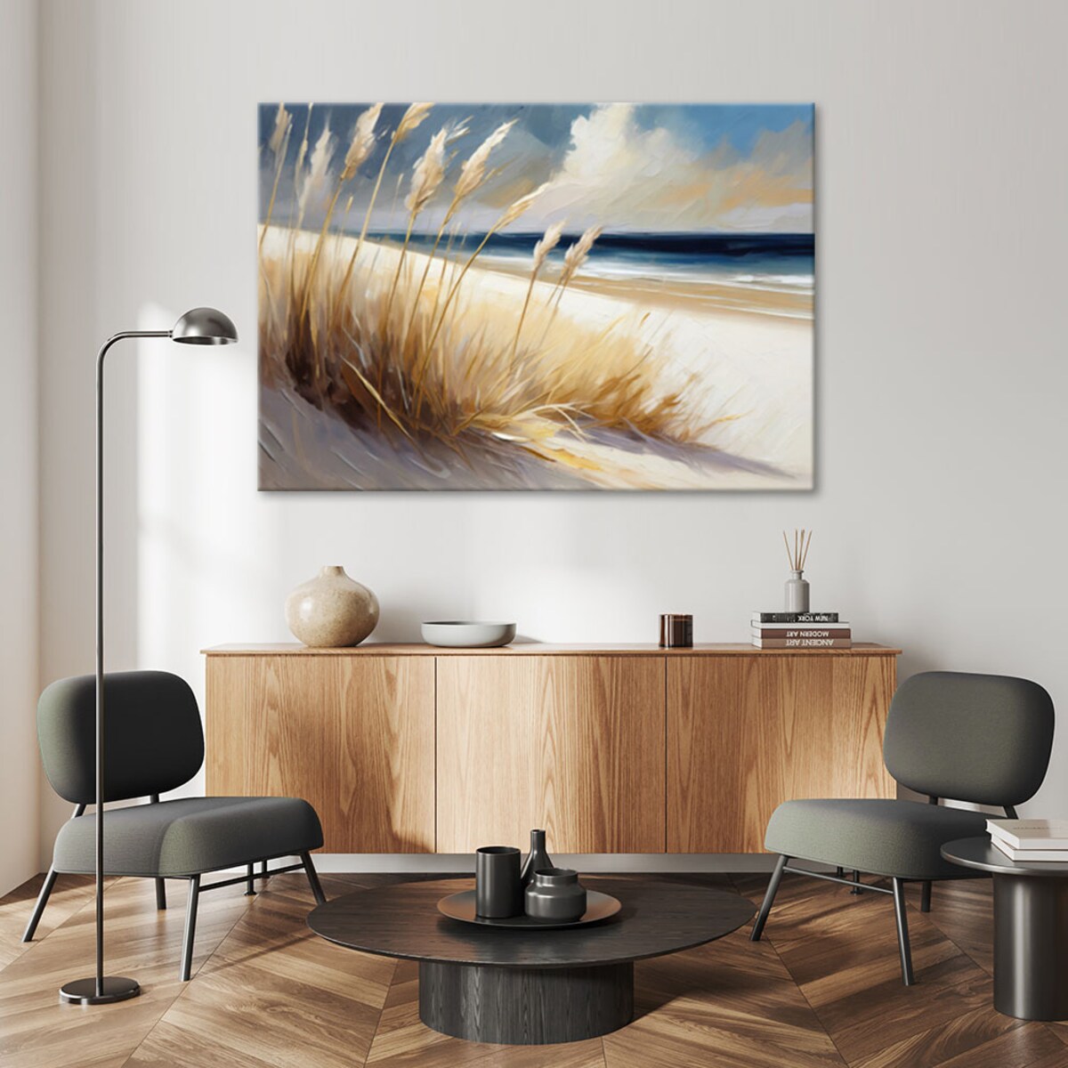 Feeby Obraz, Plaża morze wydmy pejzaż 120x80