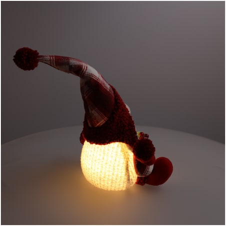 Skrzat świąteczny krasnal świecący na święta