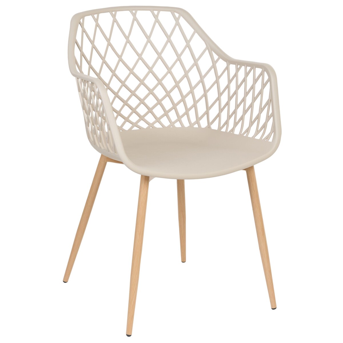 Zestaw 2 krzeseł do jadalni NASHUA Beżowy