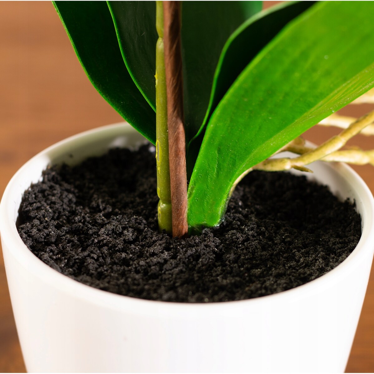 SZTUCZNA ORCHIDEA STORCZYK BIAŁY JAK ŻYWY SILIKONOWY REALISTYCZNA DEKORACJA