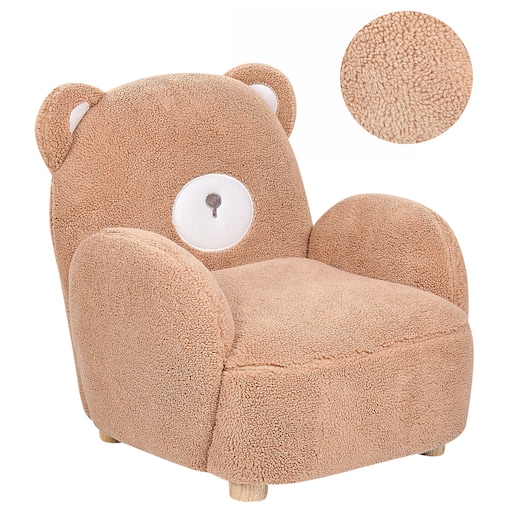 Fotel dziecięcy Miś BOO Boucle Brązowy