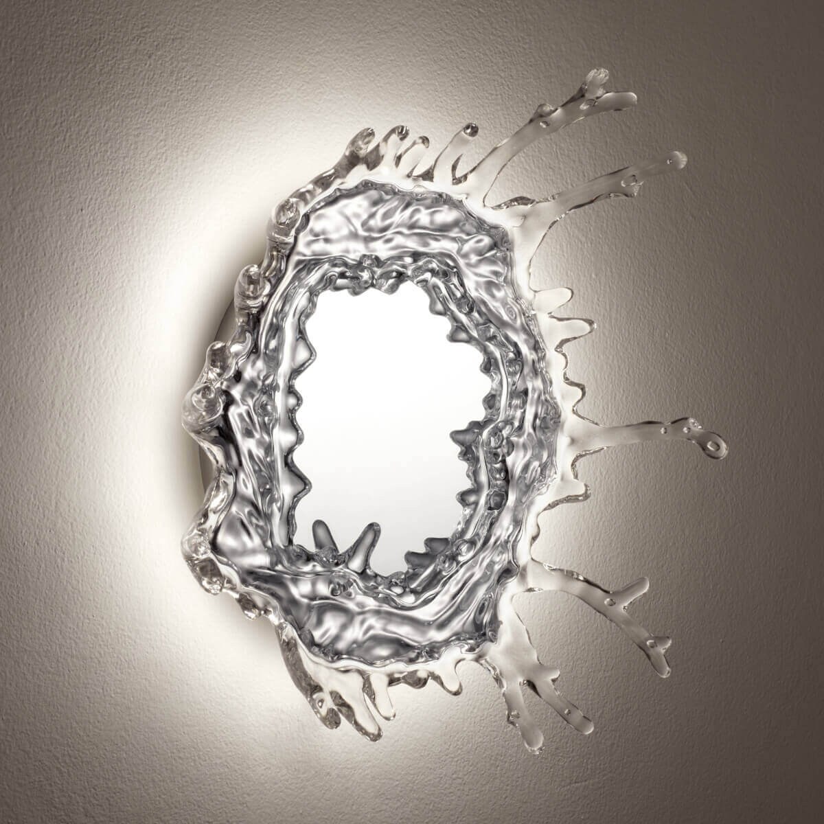 Nowoczesna lampa ścienna Aqua ST-8658W-L LED 9W 3000K lustro kropla wody chrom