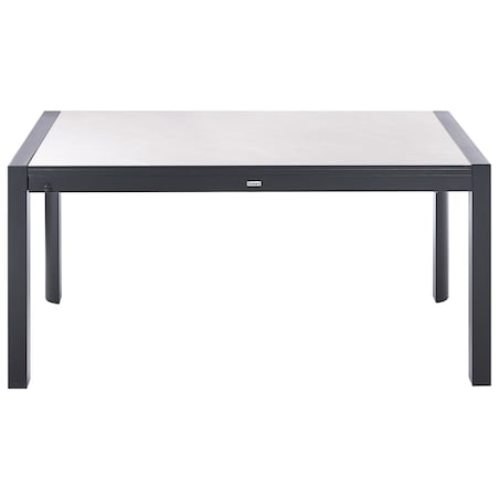 Stół ogrodowy rozkładany BINASCO 160/220 cm 90 cm Beżowy