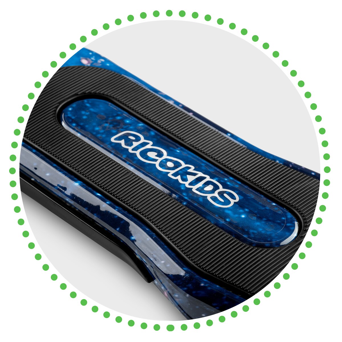 Hulajnoga trójkołowa dla dzieci Ricokids Piko czarno-niebieska