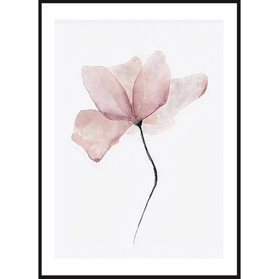 Poster Story, Plakat, Obraz - Różowa Magnolia, wymiary 21 x 30 cm