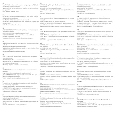 Grill ceramiczny Kamado, wysokość 33 cm