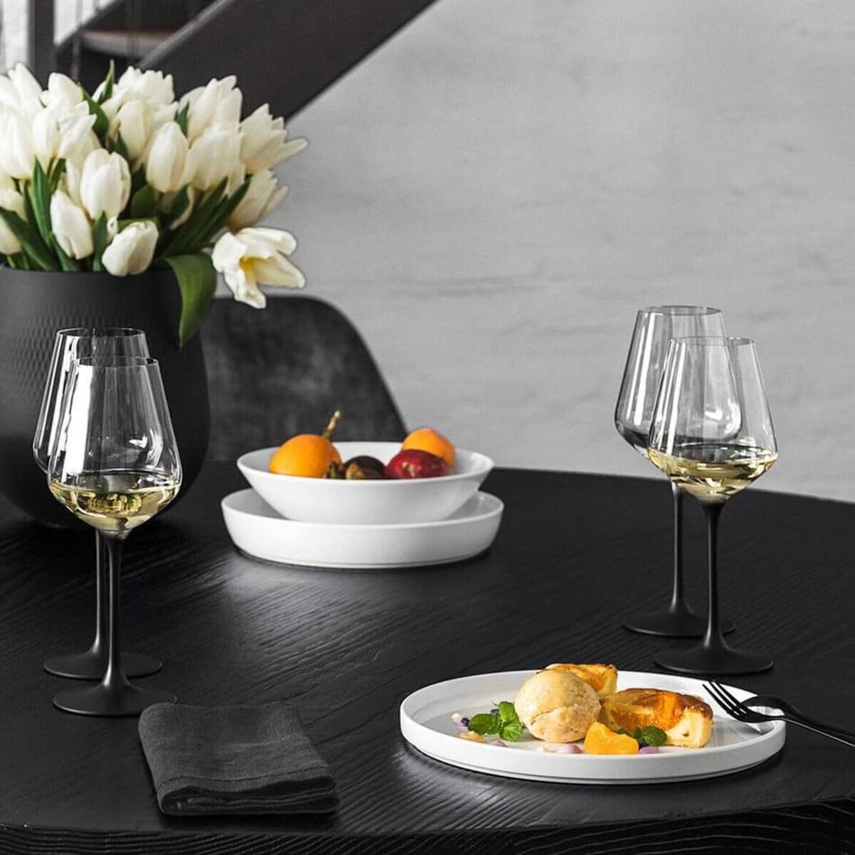Zestaw 4 kieliszków do białego wina Manufacture Rock, 380 ml, Villeroy & Boch