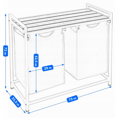 kosz na pranie komorowy