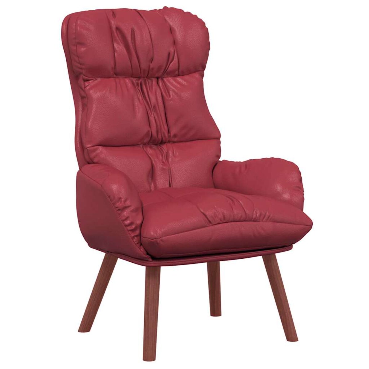 vidaXL Fotel relaksacyjny czerwone wino 69 x 74 x 93 cm