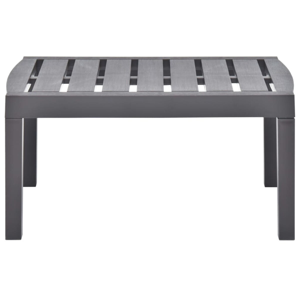 vidaXL Stolik ogrodowy, mokka, 78x55x38 cm, plastik