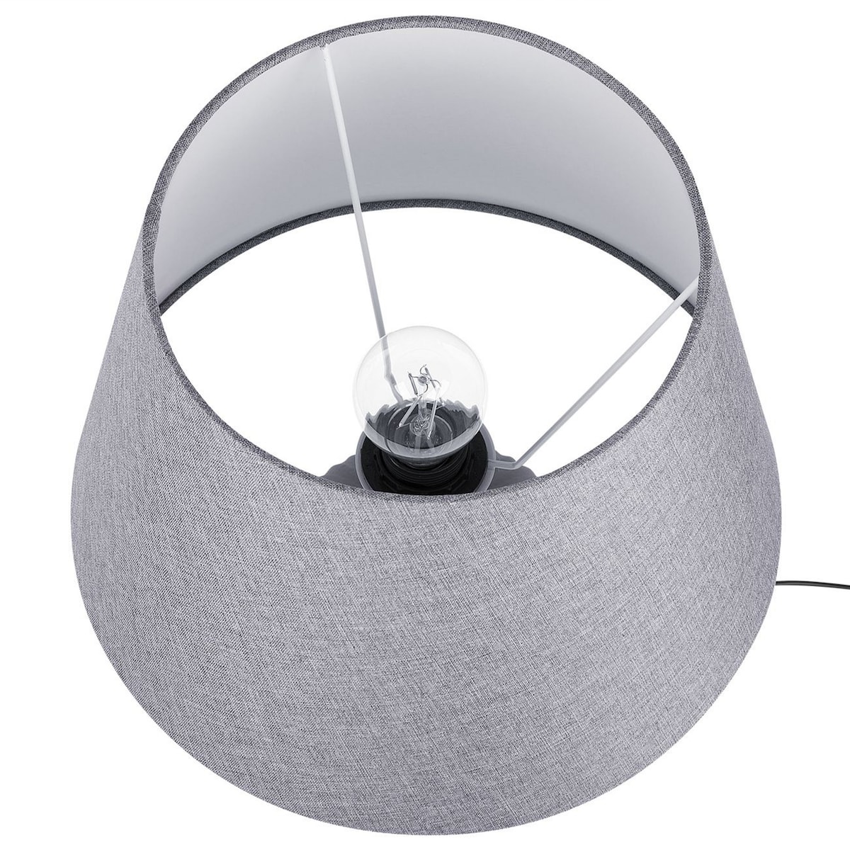 Lampa stołowa FERGUS Ceramika Szary