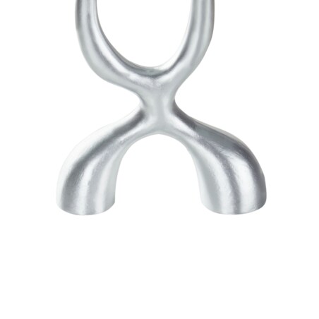 Świecznik FAMOES Metal 41 cm Srebrny