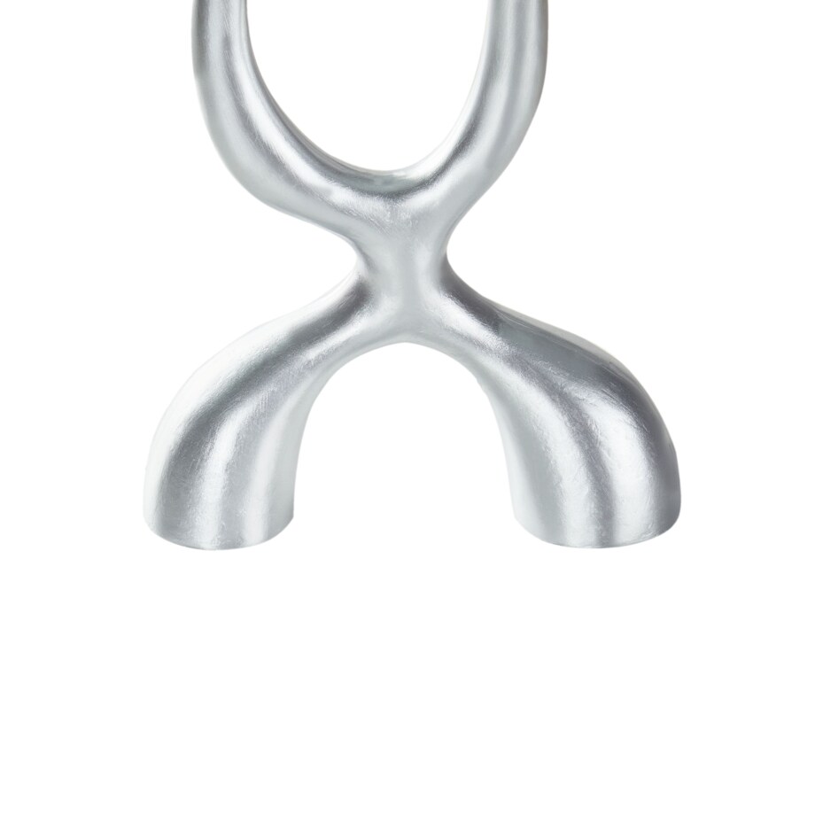Świecznik FAMOES Metal 41 cm Srebrny