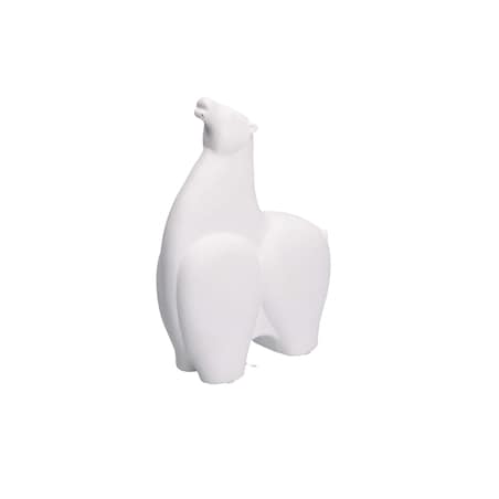 Figurka dekoracyjna w kształcie konia Noinonnitriamo - Biały, 26 x 18 cm