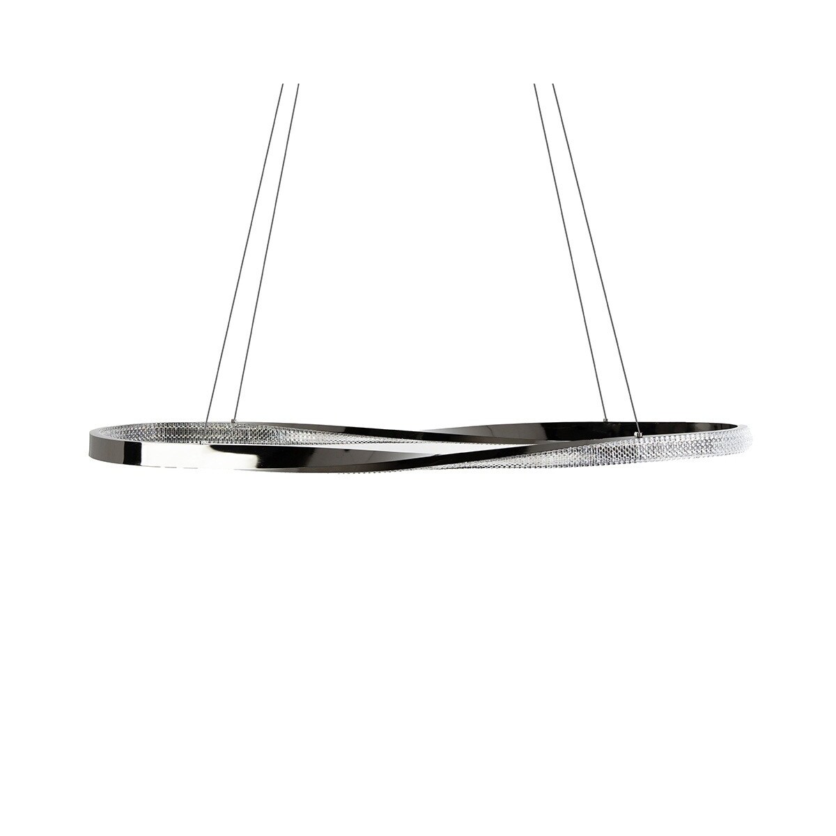 Lampa wisząca ANILLO 120 czarny chrom
