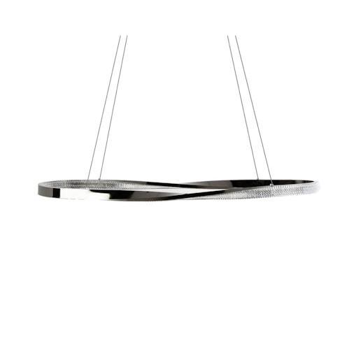Lampa wisząca ANILLO 120 czarny chrom