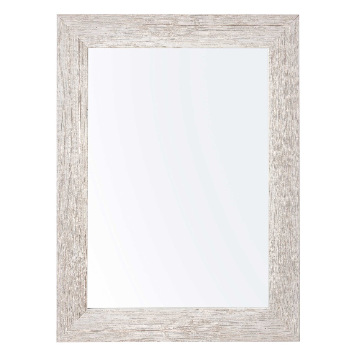 Lustro ścienne w drewnianej ramie, 38 x 48 cm