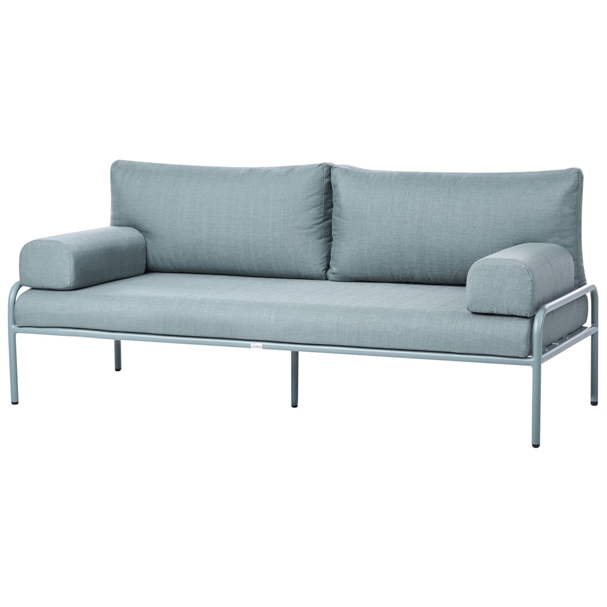 Sofa ogrodowa dla 2 osób SOLOFRA Metal Miętowy