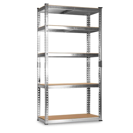 Regał metalowy magazynowy Humberg HR-853 srebrny 183 x 90 x 40 cm 4853