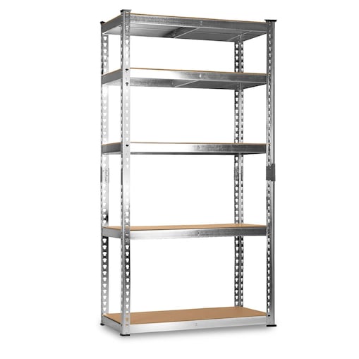 Regał metalowy magazynowy Humberg HR-853 srebrny 183 x 90 x 40 cm 4853