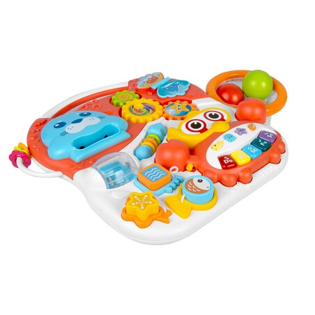 Interaktywny chodzik pchacz stolik edukacyjny Ricokids