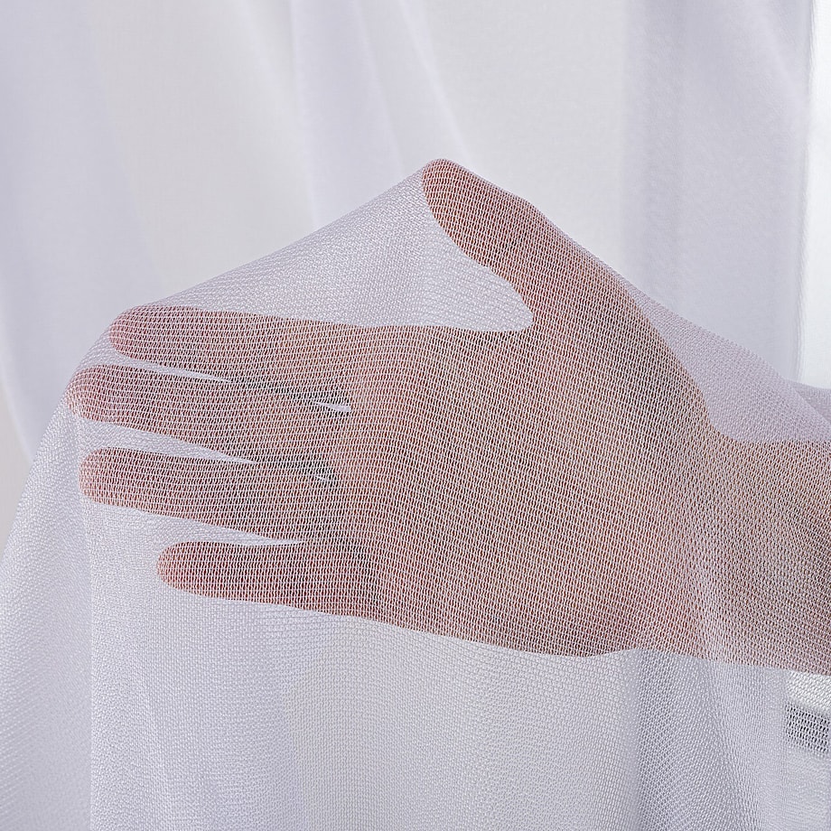 Firana na taśmie 300x245 biały