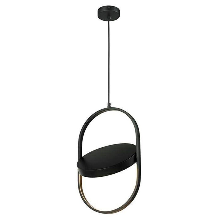 Lampa wisząca Spinner MSE010100314 Moosee LED 9W 3000K Art deco czarna