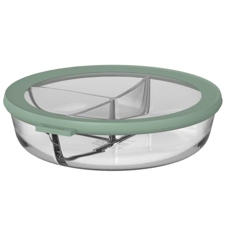 Miska Cirqula szklana dzielona 250+250+500 ml Nordic Sage 106243094700
