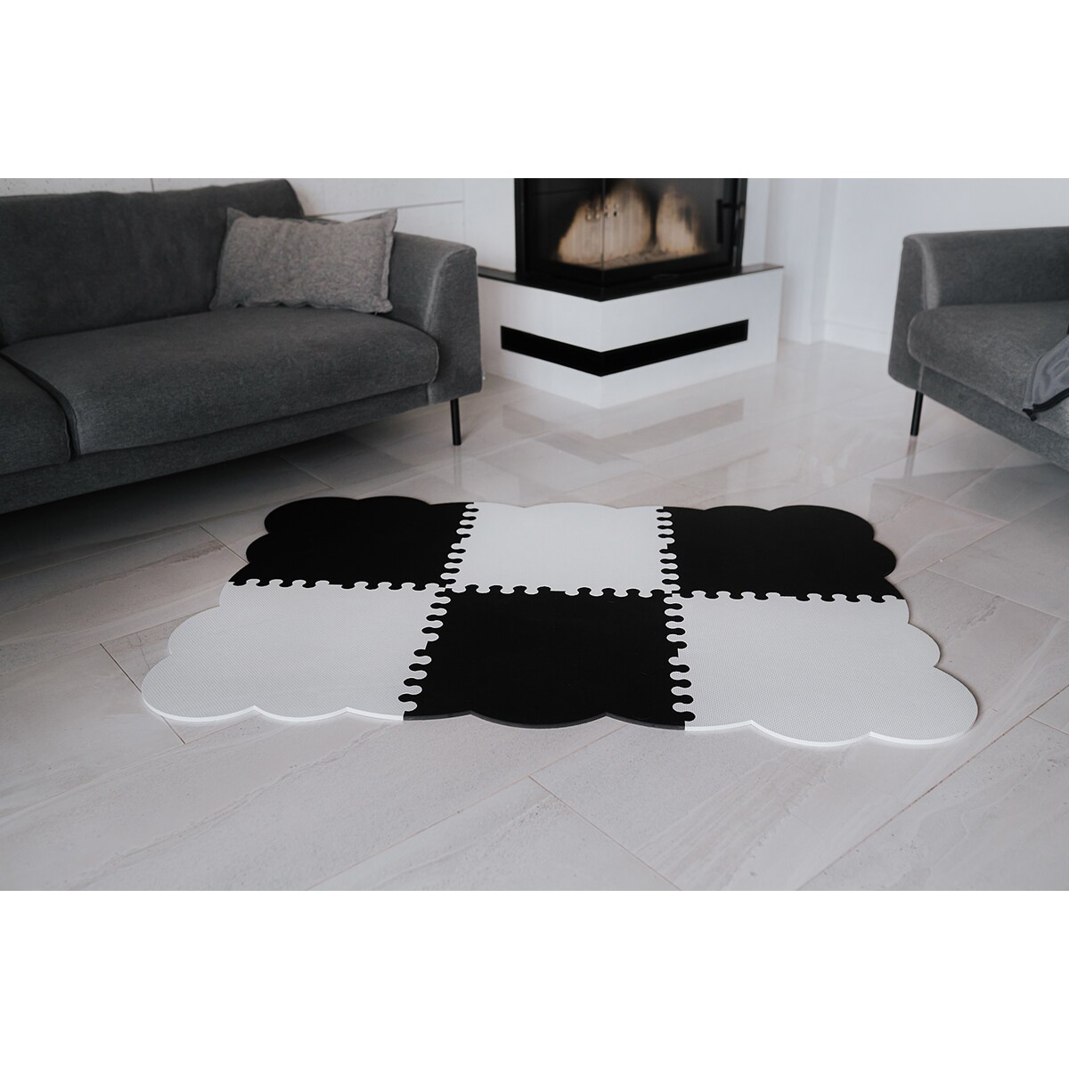 Mata piankowa Biscuit Black XL