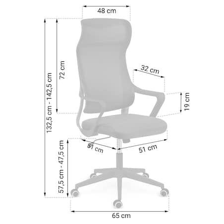 Fotel biurowy obrotowy krzesło Labi mikrosiatka Sofotel