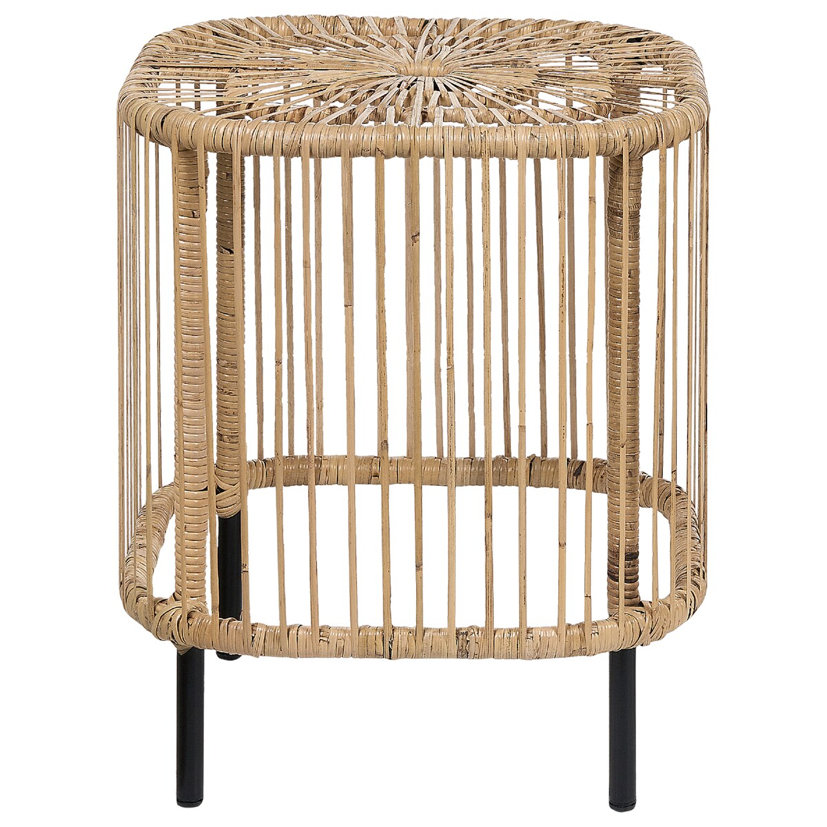 Zestaw 2 stolików kawowych CESENATICO Rattan Naturalny