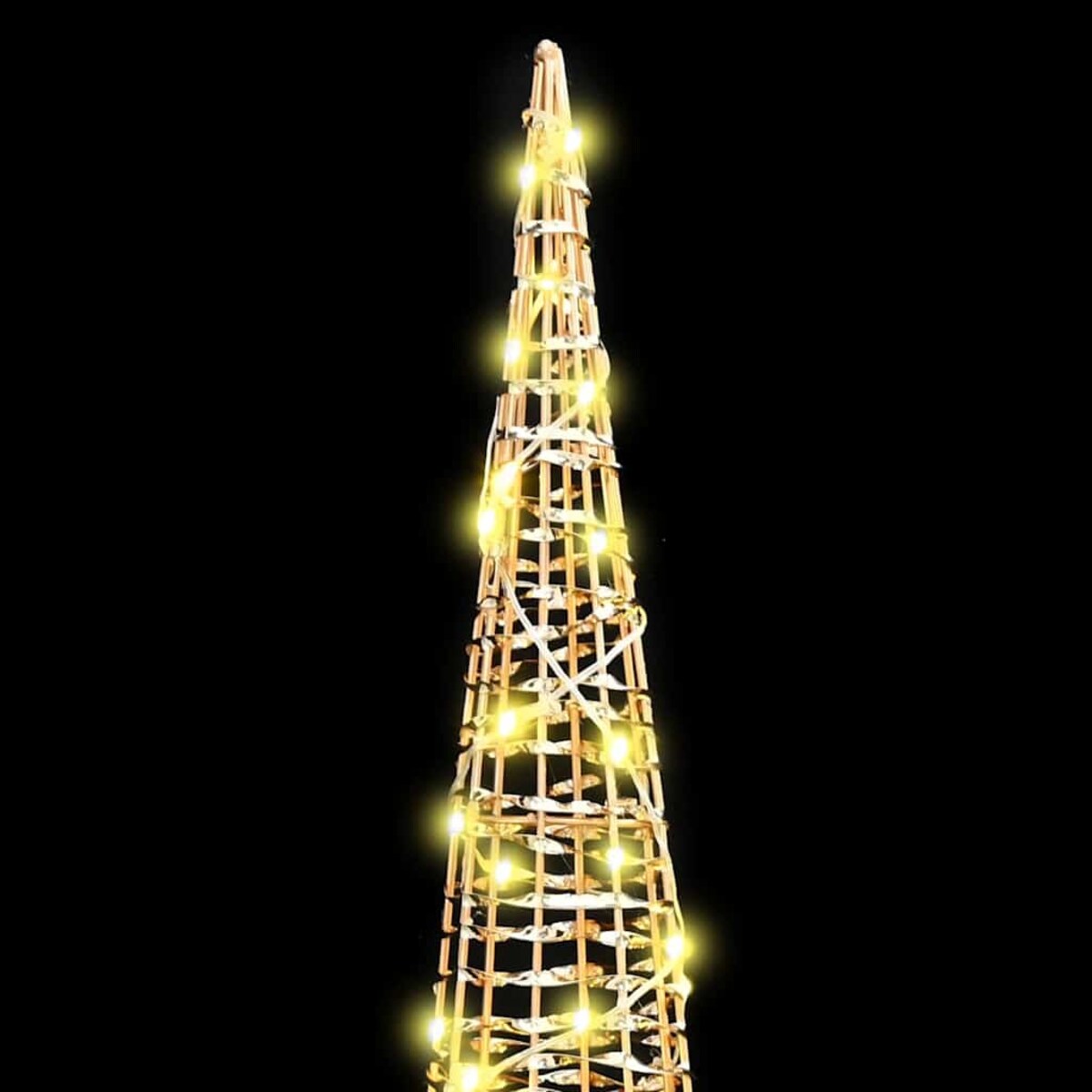 vidaXL Choinka z 90 diodami LED 3 pcs Ciepła biel 20 x 20 x 80 cm PET