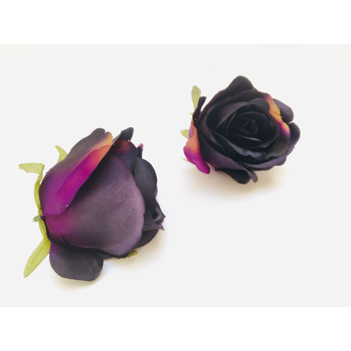 6x SZTUCZNE KWIATY RÓŻA do wiązanki stroiki cmentarz CIEMNA bukiet święta