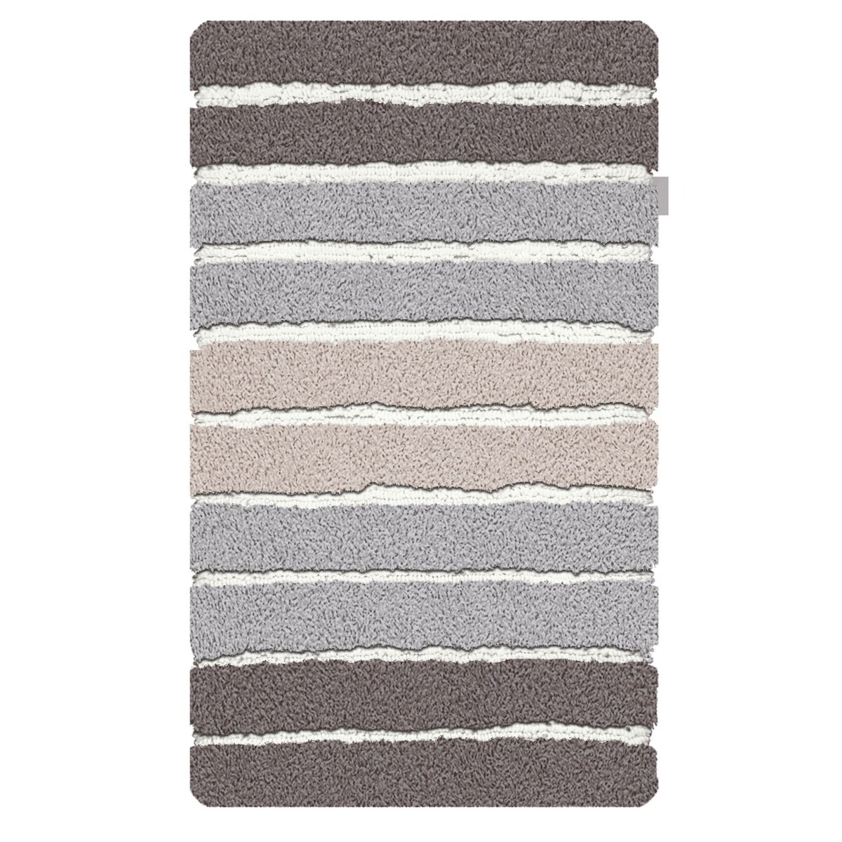 Kleine Wolke Phoenix Ekologiczny Dywanik łazienkowy szary 60x100 cm ECO LIVING