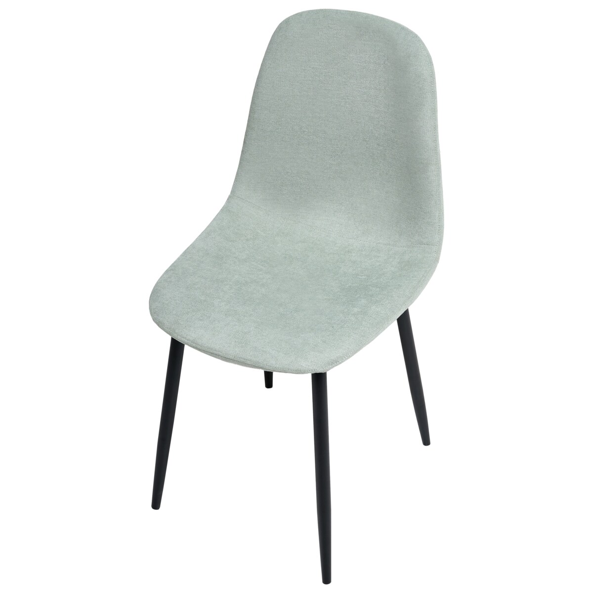 Zestaw 4 krzeseł do jadalni CRANDALL Jasnozielony