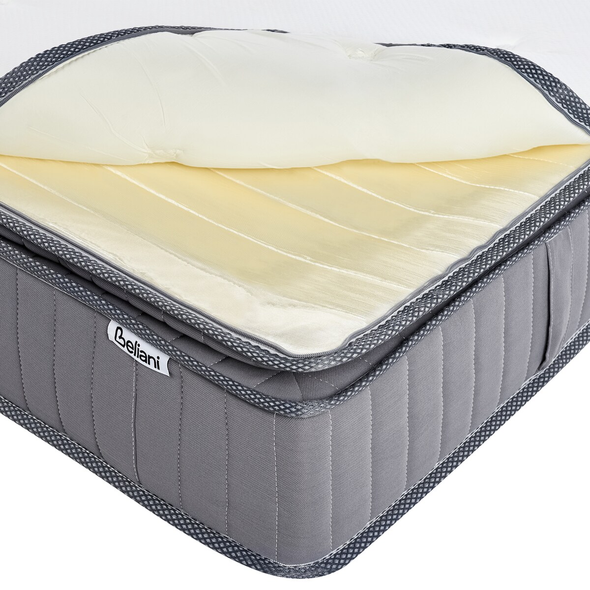 Materac kieszeniowy z żelem i pianką termoelastyczną COOL HYBRID 7 PRO H3/4 twardy 90 x 200 cm