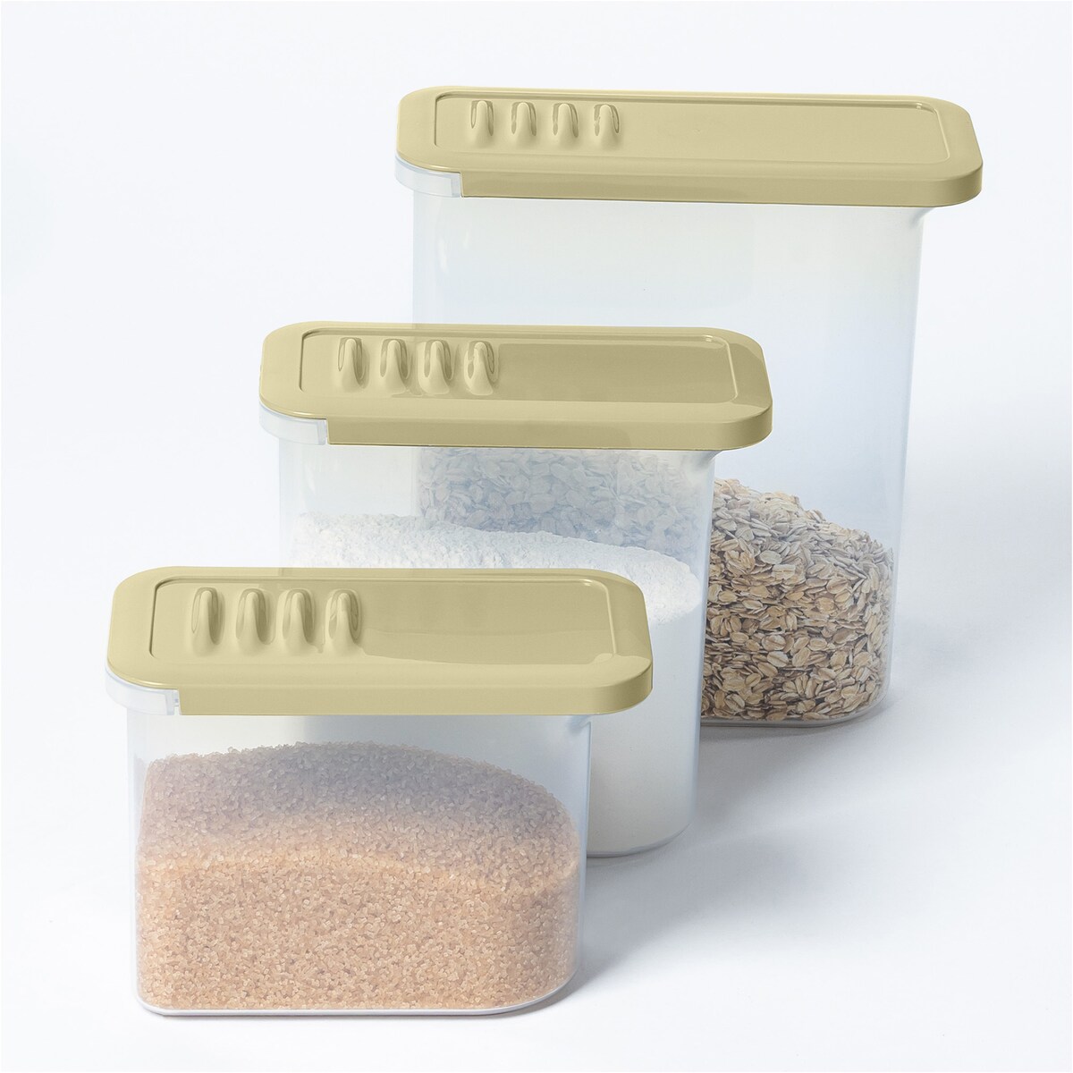 Pojemniki Dozowniki Shark Transparentne Zestaw 3 szt.