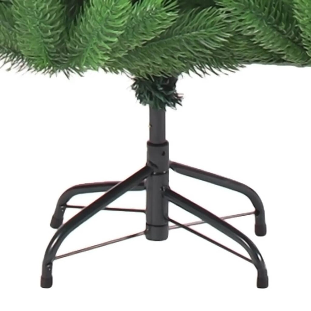 vidaXL Sztuczna jodła kaukaska z LED i bombkami, zielona, 210 cm