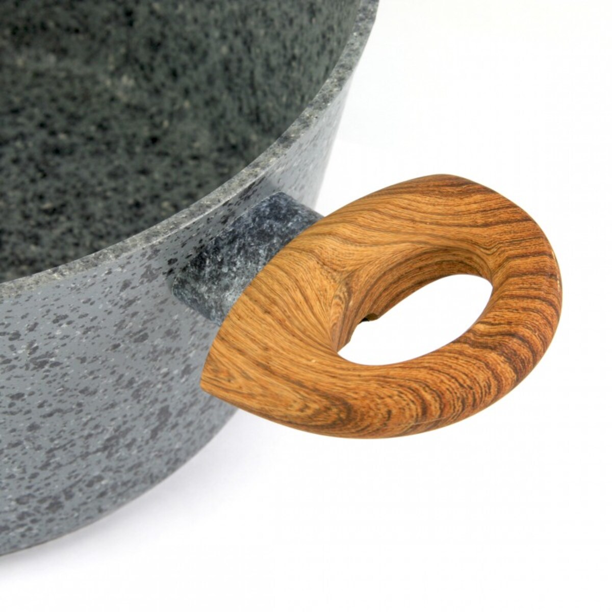 Zestaw garnków z powłoką granitową Wood Line 12 ele. KLAUSBERG