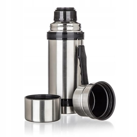 TERMOS PODRÓŻNY NA NAPOJE 1L z kubkiem turystyczny na wycieczkę piknik