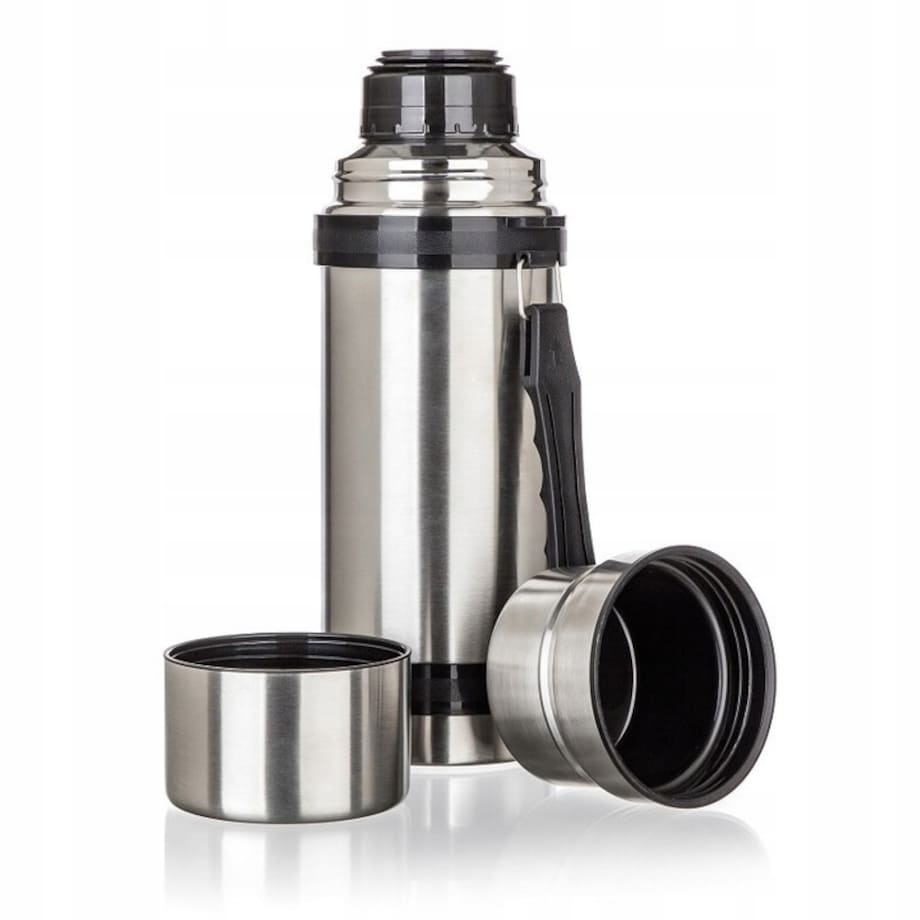 TERMOS PODRÓŻNY NA NAPOJE 1L z kubkiem turystyczny na wycieczkę piknik